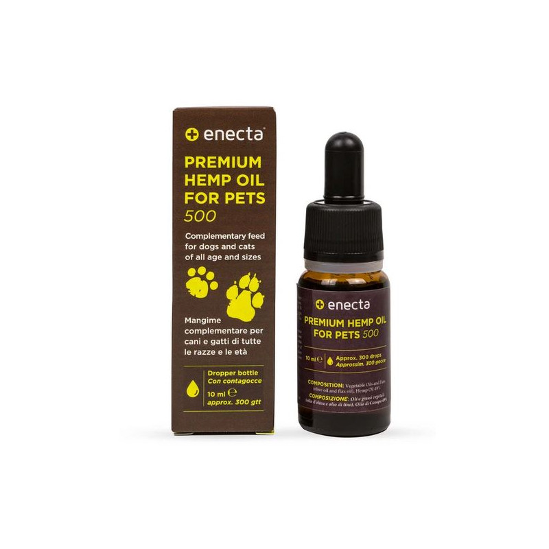 Huile de CBD pour Chiens et Chats 5% - Enecta