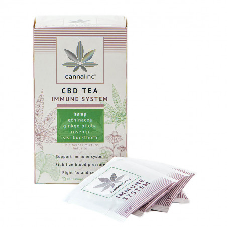 Tisane Immune System CBD proposée par Cannaline